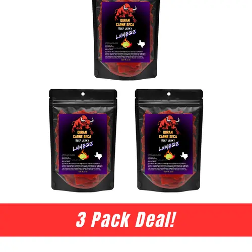 3 Pack Duran Carne Seca Lumbre!