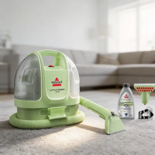 BISSELL Little Green Mini – Portable Deep Cleaner for Carpet, Upholstery & Pet Stains
