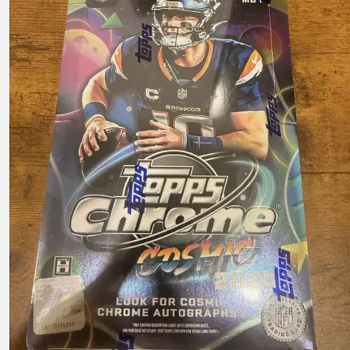2025 Topps Chrome Cosmic Football Hobby Box