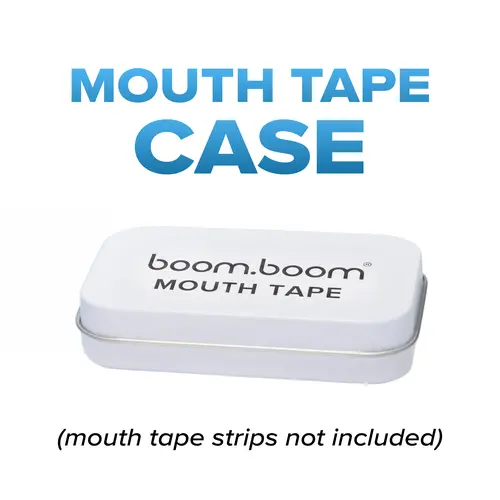 BoomBoom Mouth Tape Case(Case only) : Stores a Full-Month of Tape | Perfect for Travel or Home