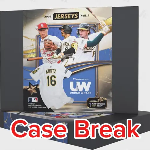(1 Team) Baseball Jersey Case Break - 2026 Fanatics Underwraps Autographed Baseball Jersey Case Break - Pick your Teams.