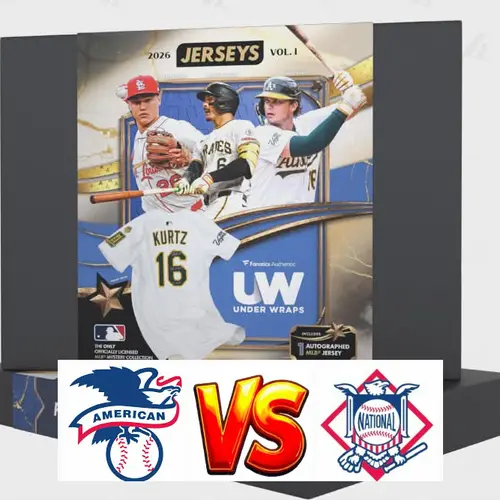(AL-NL)  Baseball Jersey Battle Break  - 2026 Fanatics Under Wraps Autographed Baseball Jersey Break - pick your teams.