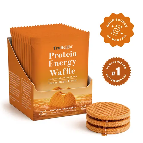 Protein Energy Stroopwafle (Honey Maple, 10 Pack) Waffle for Strength, Exercise, Endurance, Sports Nutrition for Gym, Pre & Post Workout by TruHeight