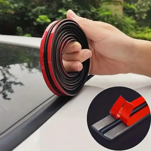 Car Windshield Rubber Seal,Car Windshield Seal Strip,Shape Automotive Weather Stripping for Front Rear Windshield,Automotive Door Sealing Strip Sunroof Seal Truck Interior Accessories Vehicle