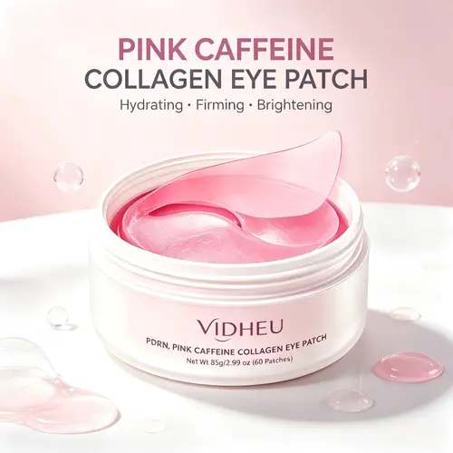 [NEW] Taren Cosmetics PDRN Pink Caffeine Collagen HA Silky Gel Hydrating Eye Patches - Night Care for Under Eyes, Fade Circles, Reduce Puffiness, Smooth Radiant Youthful Area