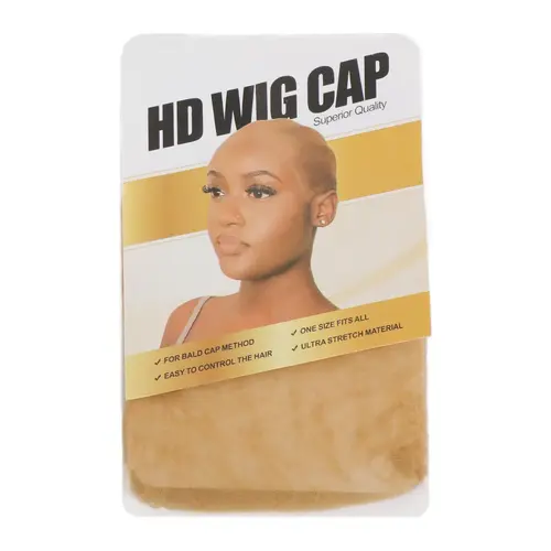 OQHAIR 1 PACK Invisible HD Human Hair Wig Cap Stretchable Elastic Hair Net For Women