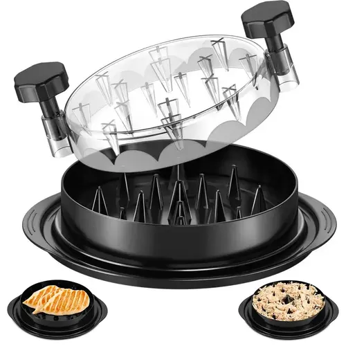 Summerwins Chicken Shredder Tool - Twist-Operated Visible Kitchen Appliances Gadgets, Meat Machine for Shredding Chicken Breast, Food Prep Tools and Gadgets for Countertop Cooking