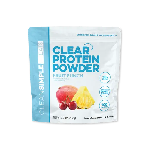 Clear Protein Powder: Fruit Punch (10 Serving)