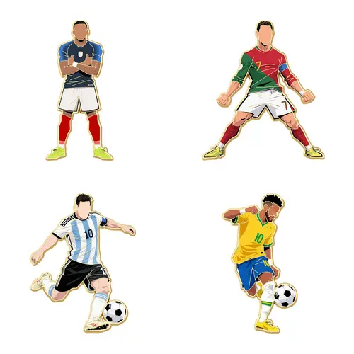 2026 North America World Cup Historical Lapel Pin - Premium Weighted Metal Zinc Alloy Brooch Pin, Collectible Sports Souvenir, Fan Gift Ready for Soccer Enthusiasts