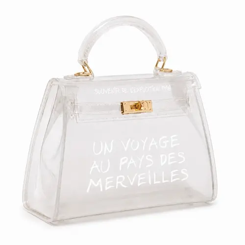 Fashion Transparent Jelly Handbag for Women, PVC Top Handle Shoulder Crossbody Bag, Large Capacity Stylish Tote Purse, Elegant Bags