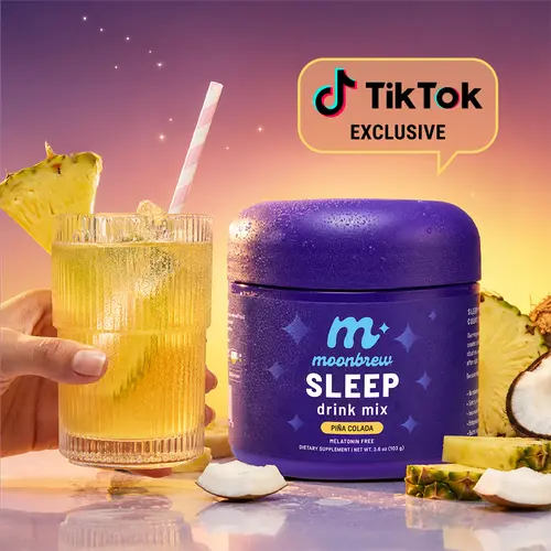 MoonBrew Piña Colada – Melatonin-Free Magnesium Calming Sleep Drink (TIKTOK EXCLUSIVE)