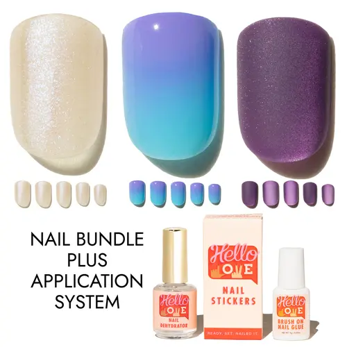 HELLO LOVE INC x MOMMA APPLESAUCE Press-On Nail Collaboration + Application Tools