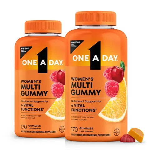 One A Day Women's Multivitamin Gummies Dietary Supplement 170ct- 2 Pack