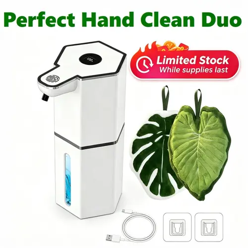 Touchless Foaming Soap Dispenser Automatic Soap Dispenser, USB Rechargeable 12oz 4 Adjustable Levels Waterproof Kitchen Bathroom Hand Soap Dispenser Home Essential foam