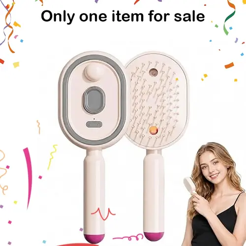 New automatic spray massage comb, used for hair care, knot prevention, plump hair, electric massage comb, suitable for holiday gifts
