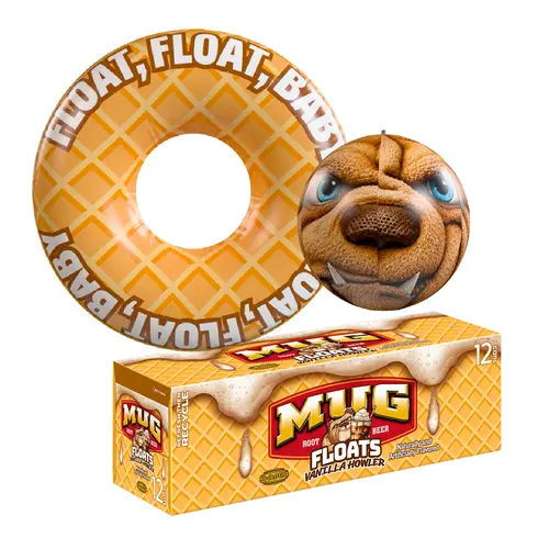 Mug Howler 12pack with pool floaties