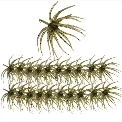 10 Pack Realistic Sea Urchin Fishing Lures, Soft Floating Artificial Baits With Lifelike Texture, Tough Soft Plastic Fishing Tackle For Catching Bass & Trout