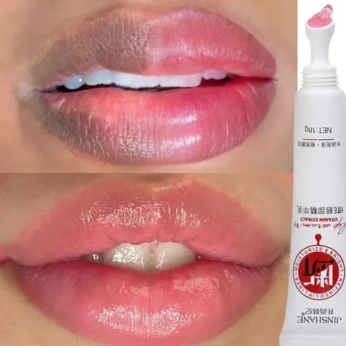 Pink Lip Sleeping Mask for a Natural Glow, Alcohol-Free Beauty Products with Soothing Moisture and Mousse Texture, Single Item