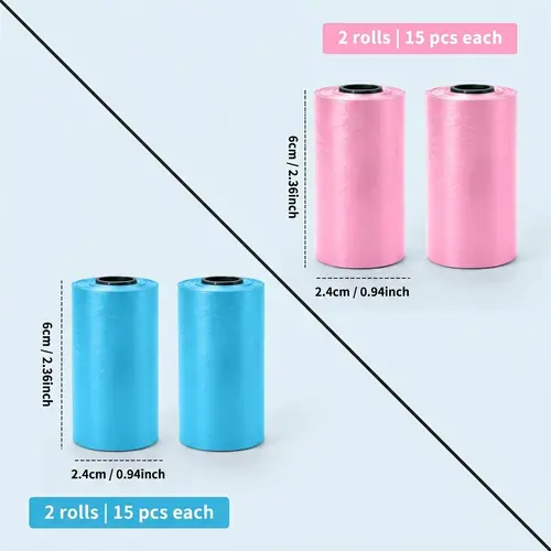(Link to the giveaway)Dog & Cat Pet Waste Bags Supplies - Leak Proof, Odor Blocker, Premium Refill Rolls (15 Bags/Roll), Universal Fit, Mess Free, 1-Hand Tear, Bacterial Growth Stopping, Clean for Hikes, One Hand Tear
