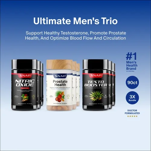 3x "Big Boy Bundle" Ultimate Men's Health & Vitality - Testo Booster +