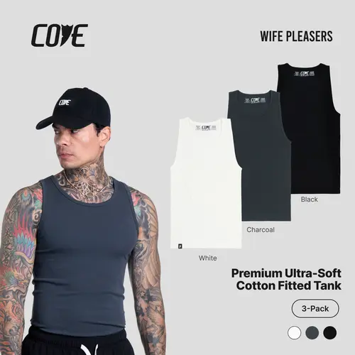 Cove | Wife Pleaser Fitted Tank Top 3-pack