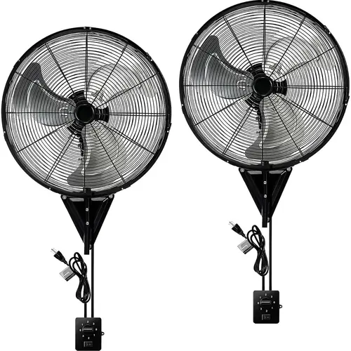 13000 CFM High Velocity Industrial Drum Fan with 3-Speed,, 360° Tilt, Adjustable Wheels for Portability, Copper Motor, Aluminum Construction, Cooling for Garage, Warehouse