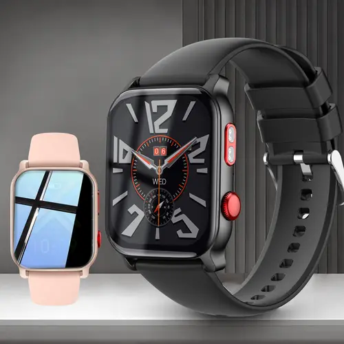 Smart Watch for Men and Women with Call/Message Reminder, Smart Watch Fitness Watch Heart Rate/Sleep/Calorie/Step Monitor, Emergency Flashlight, Activity Tracker for iPhone and Android tiktokshopbacktoschool,back to school,back to school haul
