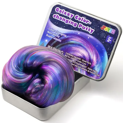 JOYIN Galaxy Color-Changing Putty, Slime for Kids 4.2oz, Therapy Putty, Fidget Toys Adults, Squishy Sensory Toys for Kids, Anxiety Stress Relief Gifts for Adults, Desk Fidgets