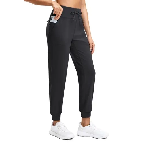 [Clearance] G Gradual Women's High Waisted Tapered Joggers - Athletic Sweatpants with Zip Pockets, Drawstring for Workout, Lounge, Workout Wear, Fitted, Training Jogger Trousers, Drawstring Sports Pants, Women's Fashion, Clothes For Women, Track Pants, Hi
