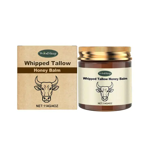 Unisex Handmade White Honey-Based Balm Formula Body Butter - 4 Oz Whipped Solid Cream, All-Skin Friendly All-Natural Moisturizer for Dryness, Whitening, Soothes and Balances Soft Smooth Skin