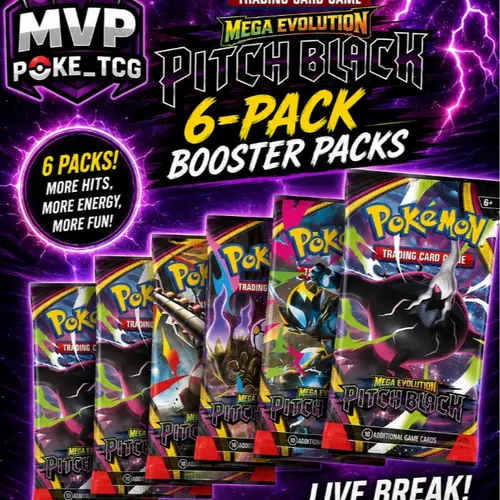 Pokémon TCG: Mega Evolution-Pitch Black Booster Packs