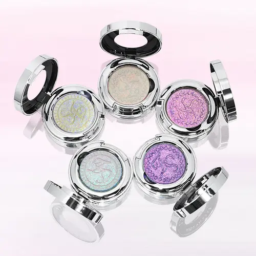 SE SHEENEFFECT 3-Pack Duochrome Eyeshadow Pigment Palette - Single Item, 3-Year Long Shelf Life, Chromatic Shift, Multicolor Shine, Alcohol-Free, Youth Makeup, Glossy Finish Cosmetic, Duochrome Palette