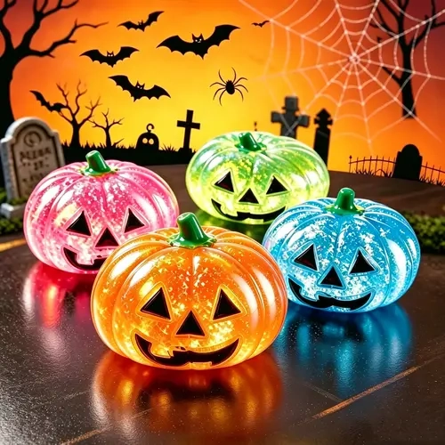 Halloween Pumpkin Squishy Toy - Squishies Slow Rising, Decompression Ball, Squeeze Fidget, Soft Squishy Companion, Sensory Ball for Anxiety Relief & Relaxation (Festive Party Bag Gift)
