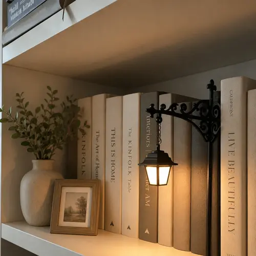 CLOUDSEA Library Lantern - Warm LED Book Lights, Miniature Hanging Lamps, Relaxing House Decor for Bookshelf, Reading Nook, Lights for Bedroom, Halloween Hanging Home Decor