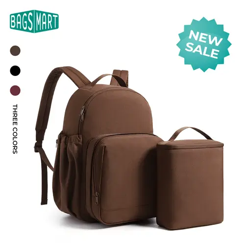 【NEW IN】BAGSMART Commuter Backpack With Detachable Insulated Lunch Pouch Set, 32L Large Capacity 15.6" Laptop Backpack, Water Repellent Lightweight Work Bag For Women Men Daily Commute Travel Summer Sale &Spotlight Day tiktokshopbacktoschool
