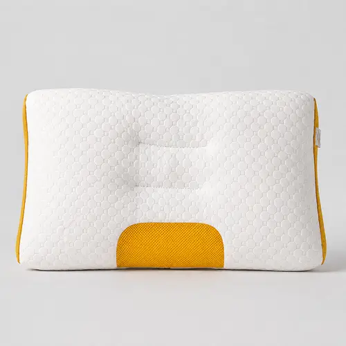 【Only 1 Gift Per Customer】【Random Color 】Ergonomic Neck Pillow for Sleeping, Breathable Cervical Support Pillow, Random Gray or Orange 2