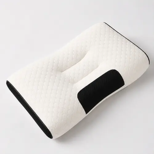 【Only 1 Gift Per Customer】【Random Color 】Ergonomic Neck Pillow for Sleeping, Breathable Cervical Support Pillow, Random Gray or Orange 3
