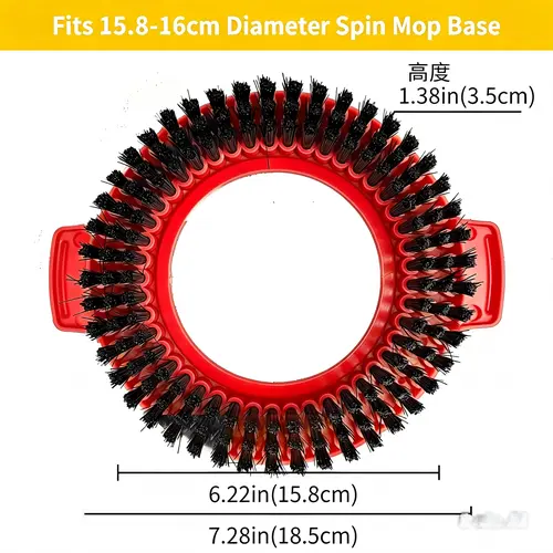 Spin Mop Replee Head Base1 Coun Scub Mop Brush Head  , Shower Foor Scubber Spin Mop Heads Spin Mop Replaements