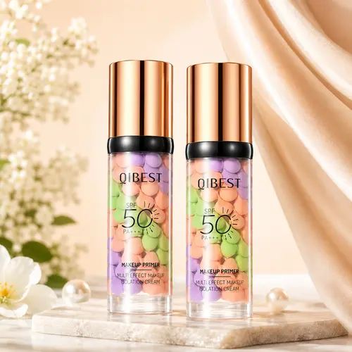 2Pcs SPF 50 3 Color Corrector Primer,  3-In-1 Sunscreen Isolation Cream, oil Control & Moisturizing Skin Tone,  Long-lasting Face Tinted Moisturizer, Perfect Gift for a Girlfriend or Mother for Birthdays,  Valentine's Day or Mother's Day