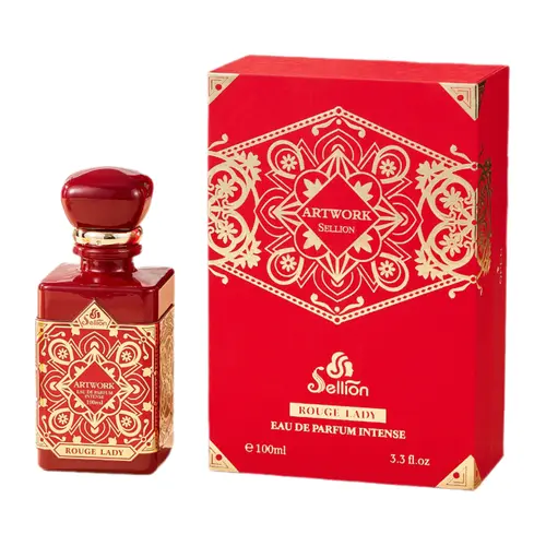 Sellion Rouge Lady EDP Spray for Women - Oriental Vanilla Daily Fragrance, Long-Lasting, 3.3Oz/100ML, Fragrant Women's Fragrance, Smell Good All Day, All Seasons, Single Item Adult Liquid Perfume