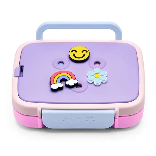 Ello Benni Kids Bento Box Set with Ice Pack & Charms – Choose With or Without Food Jar