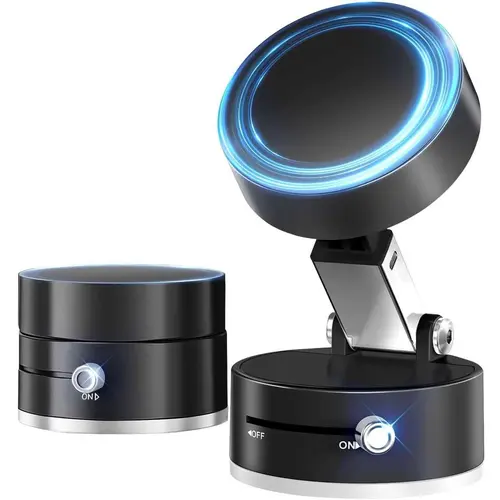 for Vacuum Magnetic Phone Holder,Magnetic Phone Holder for Car,Foldable Retractable Magnetic Cell Phone Holder for Car,for iPhone16/15/14/13/12,for Cars/Gyms/Mirrors (Not Charge Phone) Black