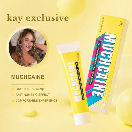 Muchcaine Numbing Cream 10.56mg, Fast-Absorbing Topical Comfort Cream for Skin Care Preparation