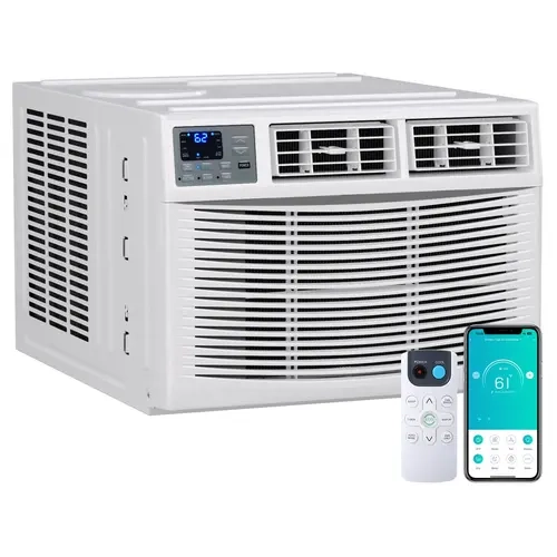 Window Air Conditioner and Heater Combo – 23K/18K/12K/10K/8K/6K/5K BTU-Powerful Cooling & Heating – Dehumidifier & Fan – Energy Efficient – Remote & App Control – Covers up to 1500 Sq.Ft – Ideal for Apartments, Living Room, Bedroom