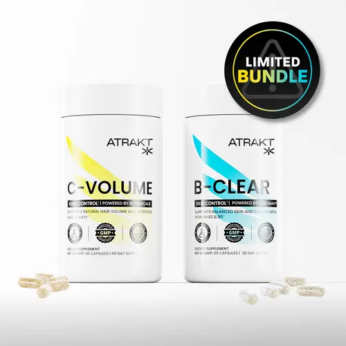 HAIR + SKIN PROTOCOL - ATRAKT - C-VOLUME + B-CLEAR Formula Bundle