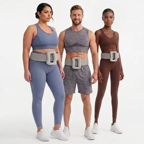 2026 New R10 Mini Fascia Ring, Upgraded Adjustable Strap Unisex Massage Device (Fits Up to 55in Waist), Cordless Rechargeable Back Massager for Waist Muscle Recovery, Portable Fitness Massage Self Care Gadget, Self Care Gadgets