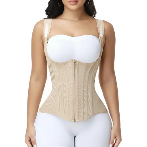 Waist Trainer for Women Tummy Control Workout Waist Cincher Corset Shapewear Body Shaper Vest Back Support Body Contouring Faja Fitted Shapewear Backless Tummy Control Adjustable Shapewear Corset Waist Shaping Corset Girdle Faja Perfect Shaper Womenswear