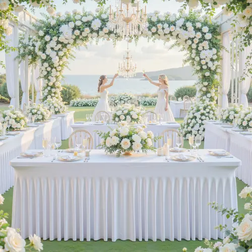 Spandex Tablecloths for Rectangle Tables4/6/8FT ,Wrinkle Free Washable Table Cloth Rectangle Stretch Fitted Table Cover with Skirt for Wedding Birthday Party Banquet Baby Shower Buffet Event Summer Vibes Outdoor FunSummerwins,halloween decor 2026