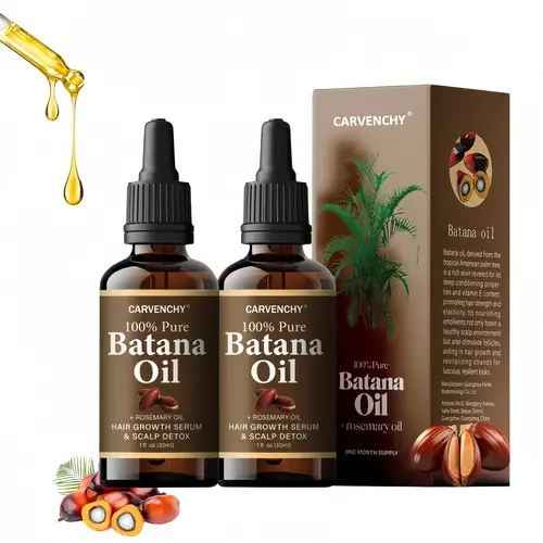 100% Organic Honduras Batana Oil, Non-Toxic Alcohol-Free Ammonia-Free with Rosemary, Nourishes Adults’ Haircare Needs & Skin, Reduces Loss, Enhances Radiance, 30ml/1Fl Oz