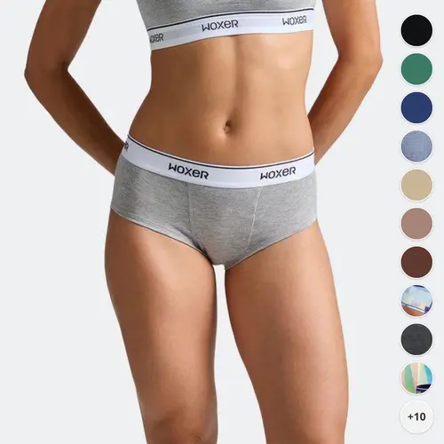 Women's Classic Stretch Panties - Seamless, Breathable Modal Underwear with Gusset Layer, 4-Way Stretch, No-Dig Waistband, Casual Comfy Style, Casual Comfy Underwear, Stretch Briefs